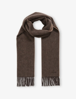 Reiss Picton wool and cashmere scarf, UK version