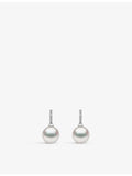Yoko London pearl and diamond earrings in 18ct white gold (British brand)