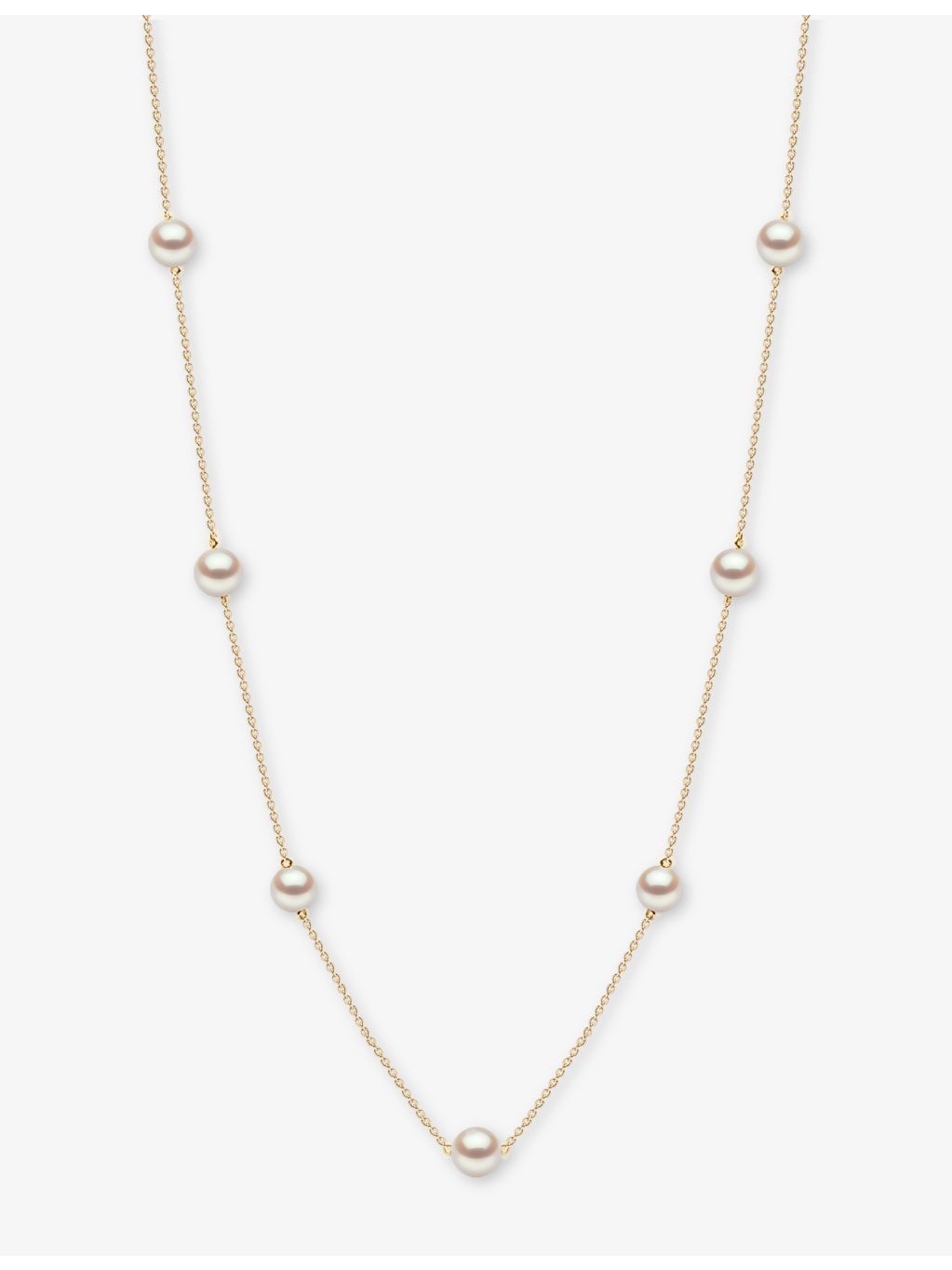 Yoko London 18ct gold freshwater pearl necklace (British brand)