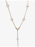 Yoko London freshwater pearl diamond necklace 18ct yellow gold, UK version