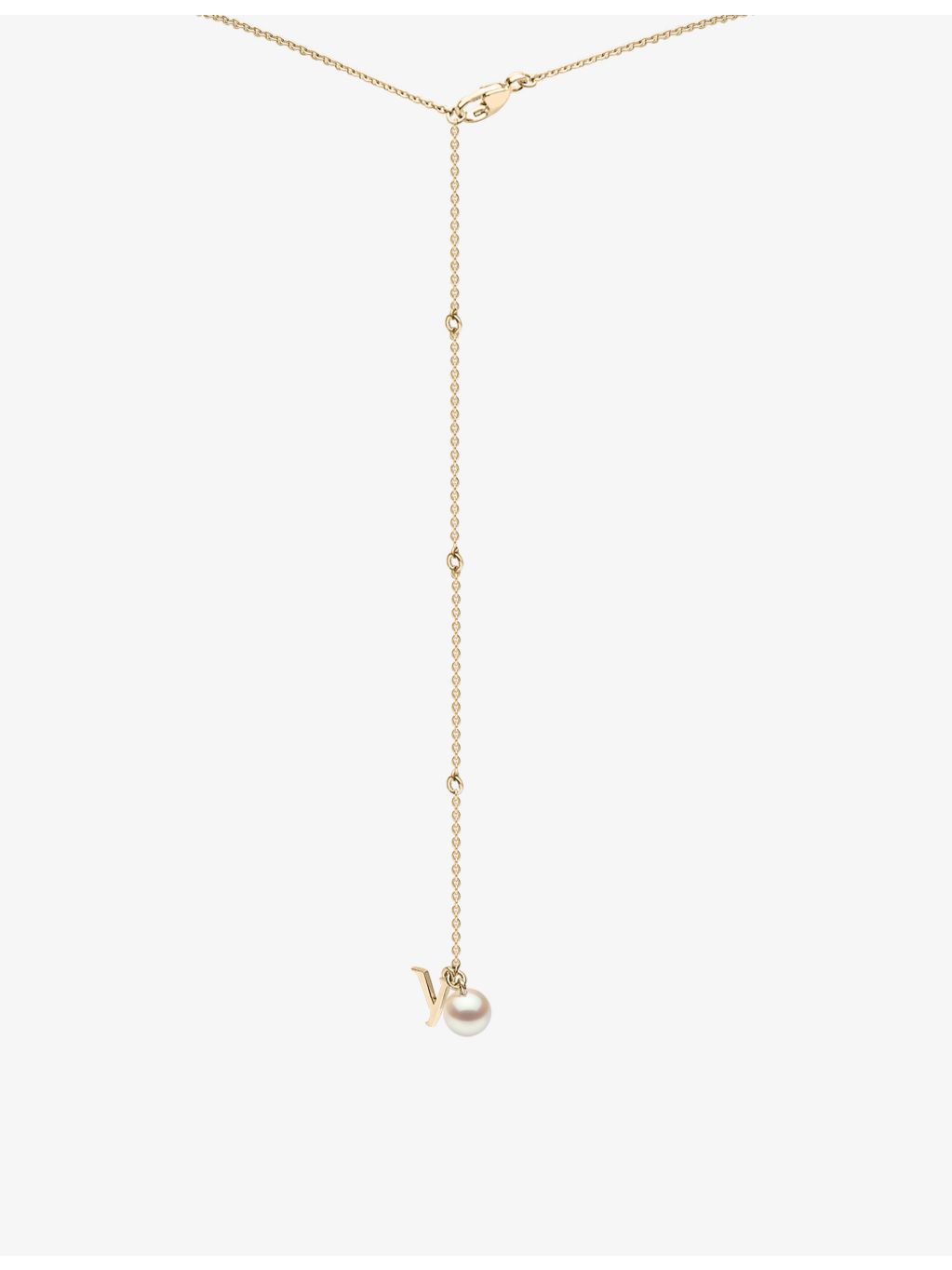 Yoko London freshwater pearl diamond necklace 18ct yellow gold, UK version