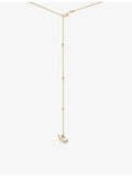 Yoko London freshwater pearl diamond necklace 18ct yellow gold, UK version