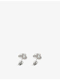 Yoko London Akoya pearl diamond earrings 0.13ct, imported from the UK