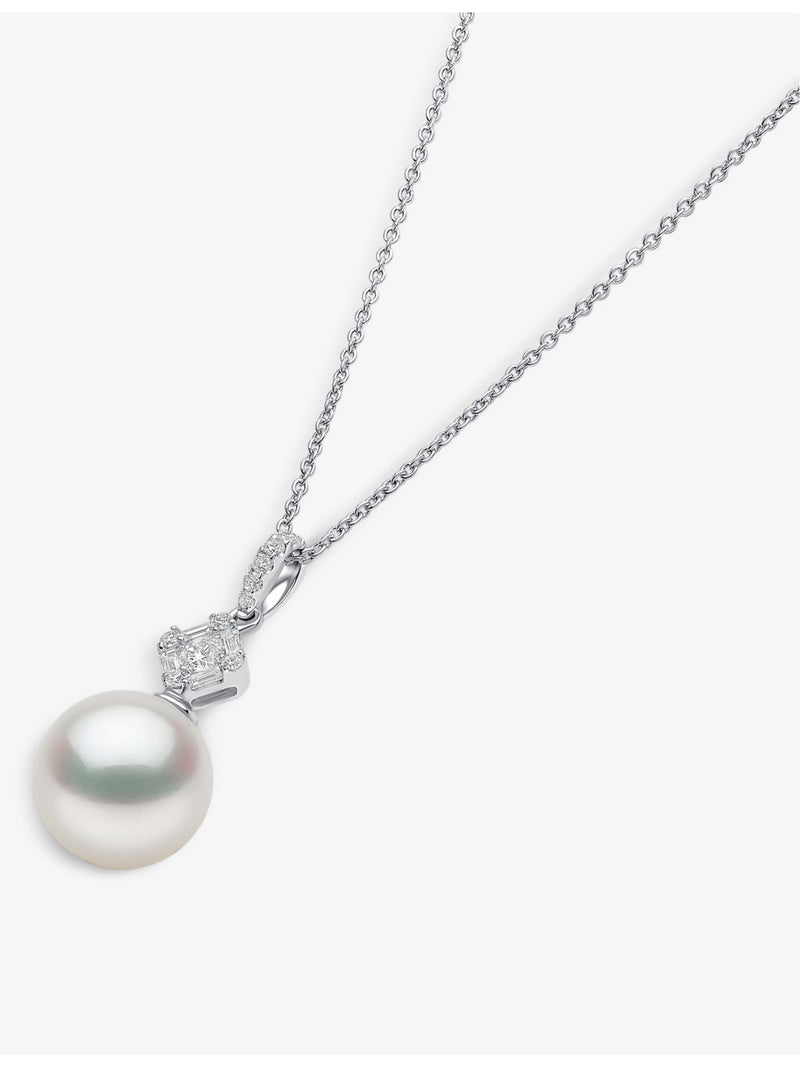 Yoko London Starlight pendant necklace South Sea pearl 0.22ct diamond, UK version