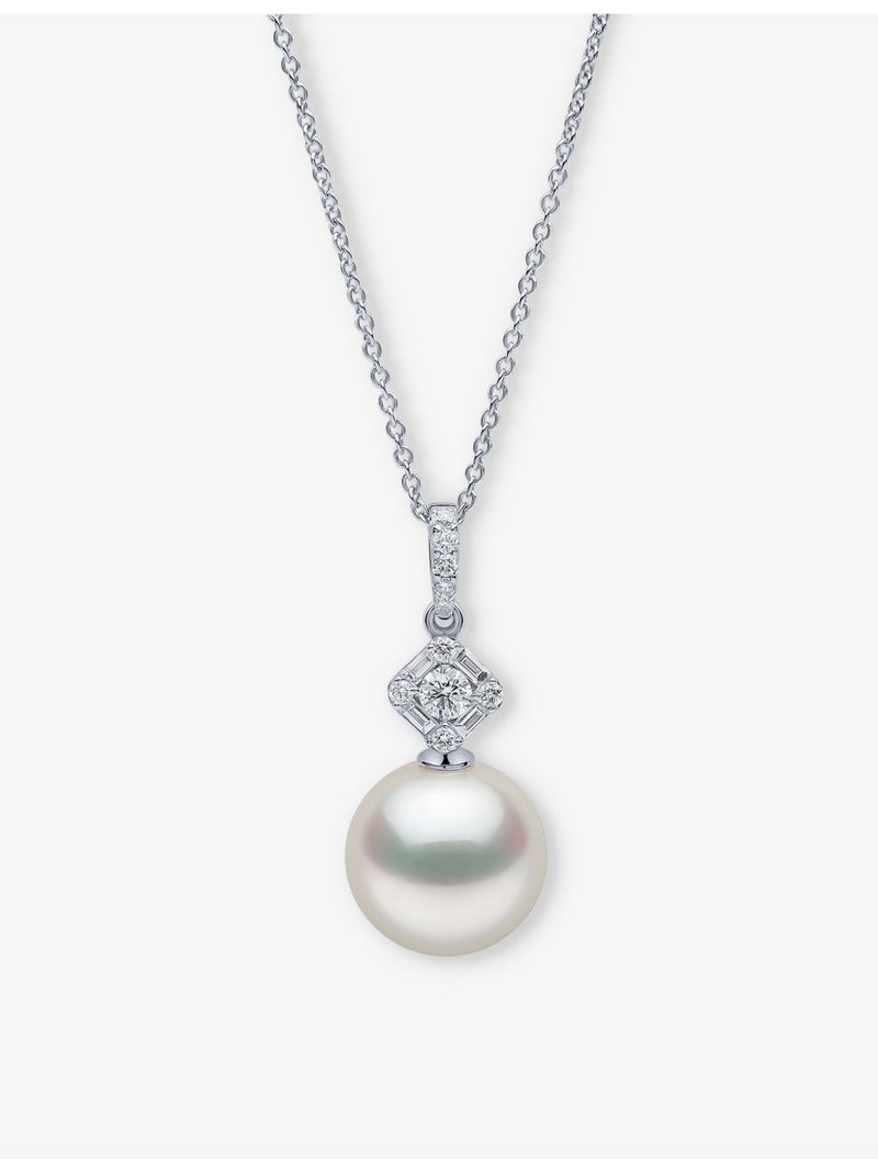 Yoko London Starlight pendant necklace South Sea pearl 0.22ct diamond, UK version