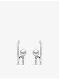 Yoko London Akoya pearl and diamond earrings, UK version