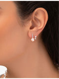 Yoko London Akoya pearl diamond earrings 18ct white-gold (British brand)