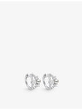 Yoko London Akoya pearl diamond earrings 18ct white gold (British brand)