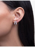 Yoko London Akoya pearl diamond earrings 18ct white gold (British brand)