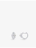 Yoko London Akoya pearl diamond earrings 18ct white gold (British brand)