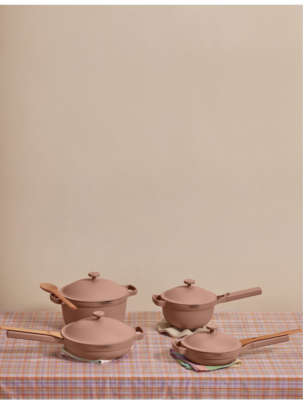 Our Place aluminium cookware set four pieces (British brand)