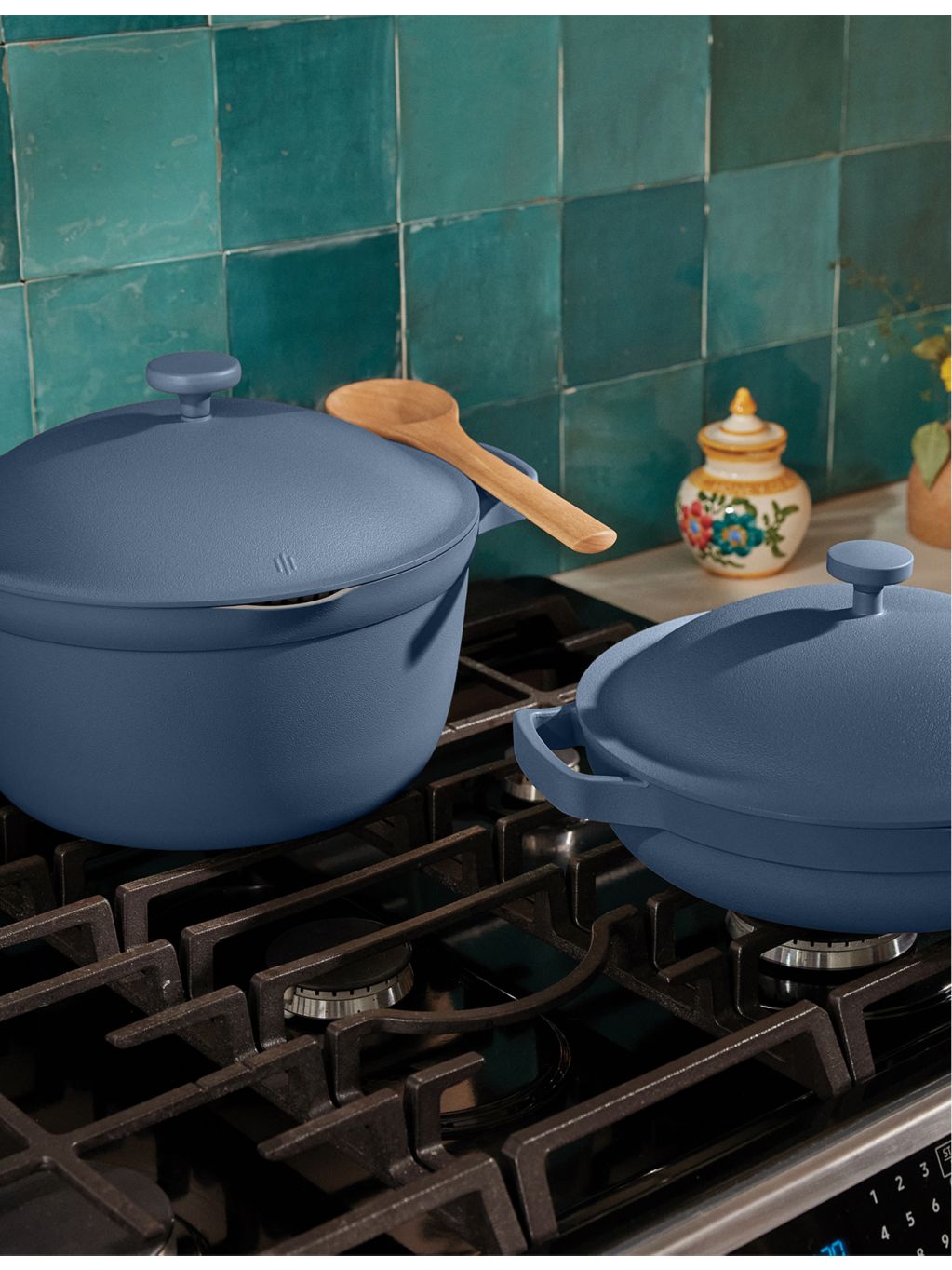 Our Place non-stick ceramic pot 26.7cm with lid, imported from the UK