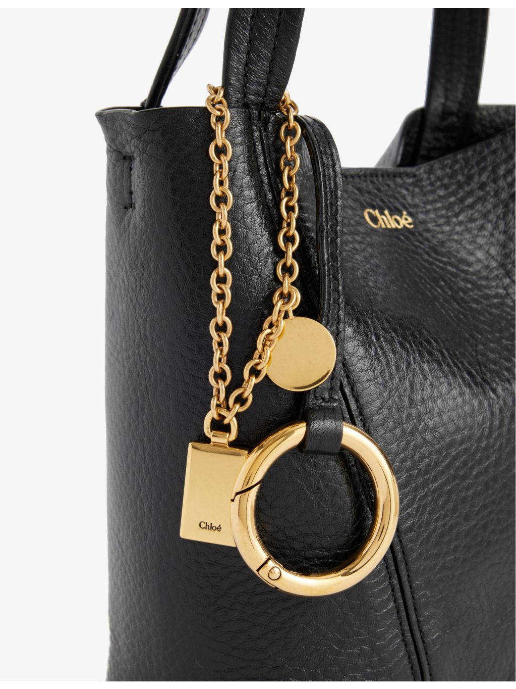 Chloé Spin small leather tote bag, imported from the UK