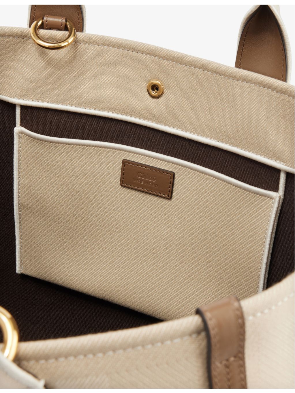 Chloé medium canvas tote bag, UK version