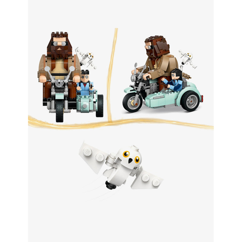 LEGO Hagrid motorcycle ride playset 16cm, imported from the UK