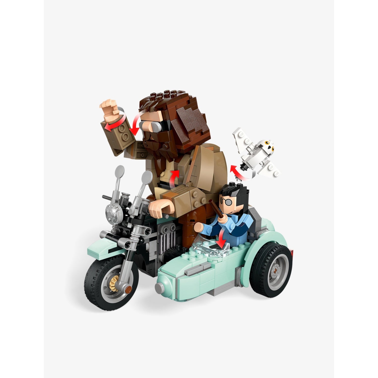 LEGO Hagrid motorcycle ride playset 16cm, imported from the UK