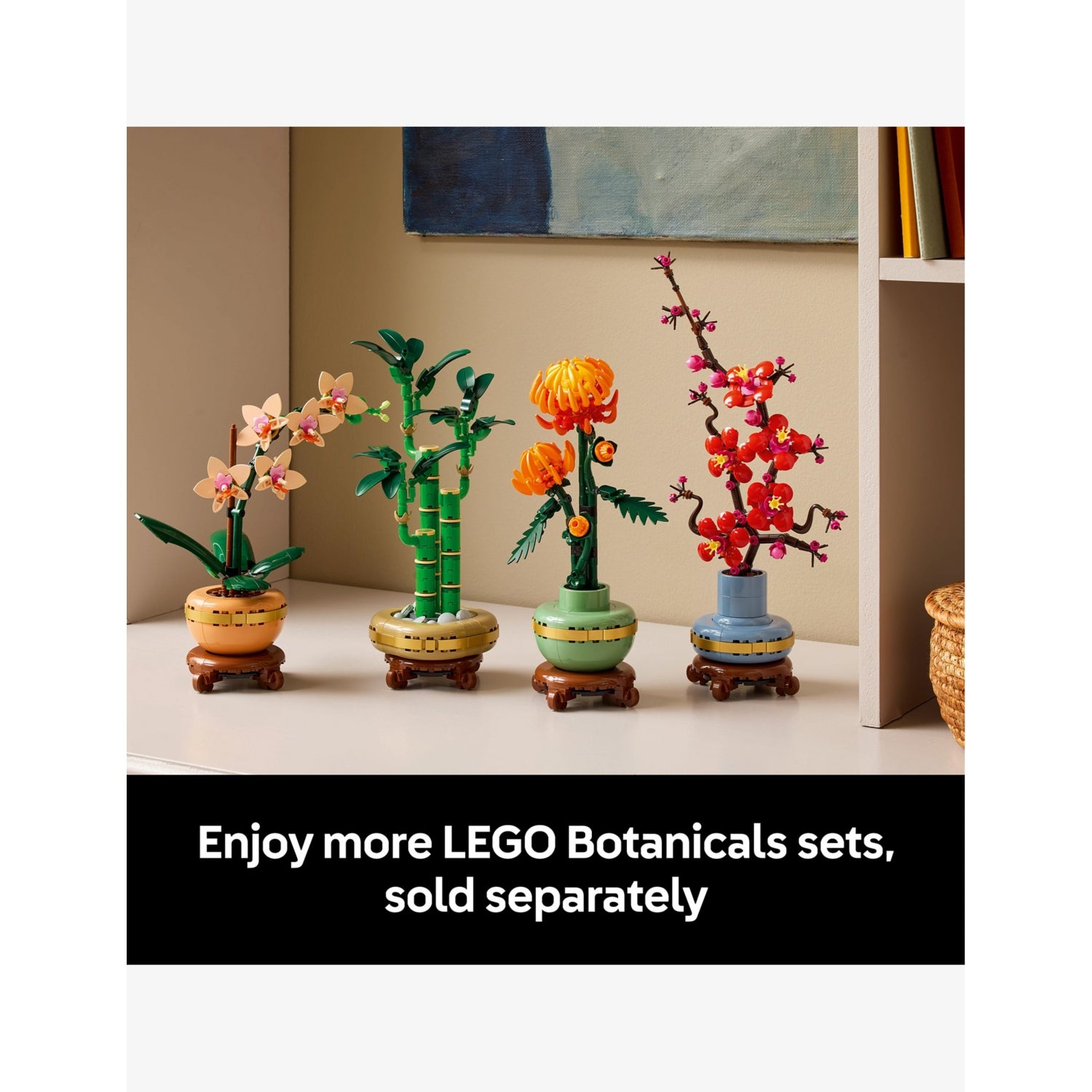 LEGO Botanicals Mini Orchid 10343 building set, 274 pieces (British brand)