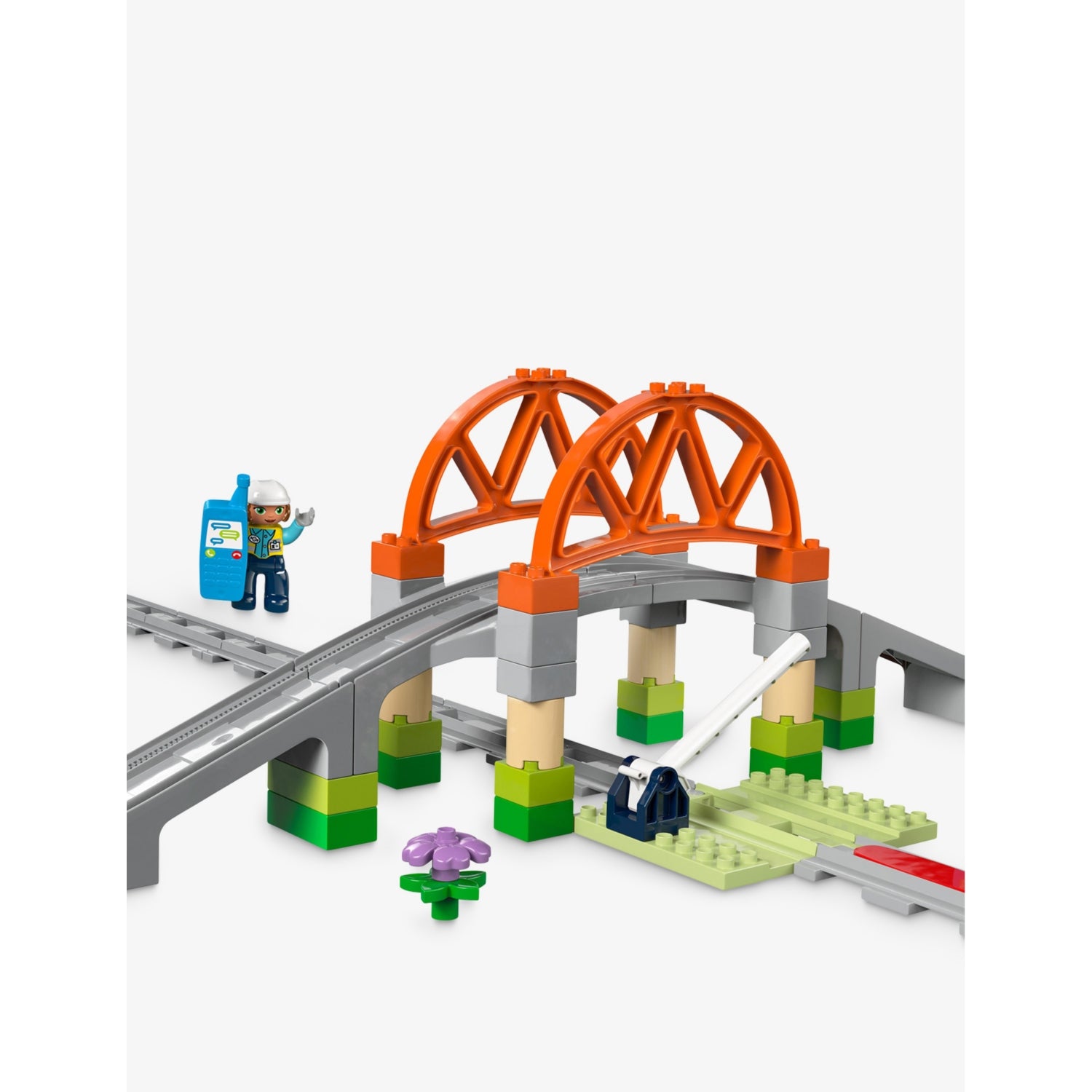 LEGO Duplo 10426 train bridge expansion set 42 pieces (British brand)