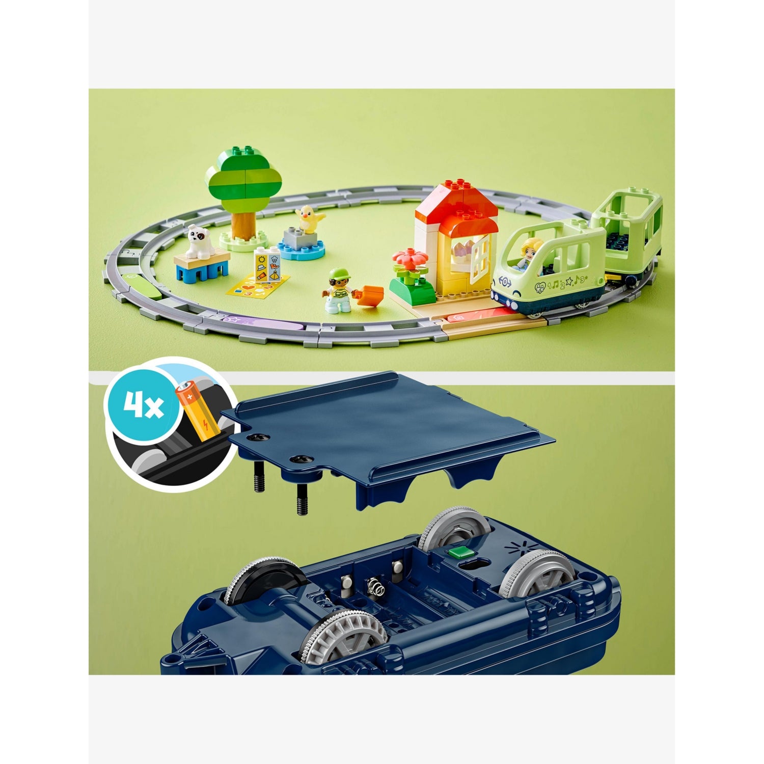 LEGO Duplo interactive adventure train set 57 pieces - British product