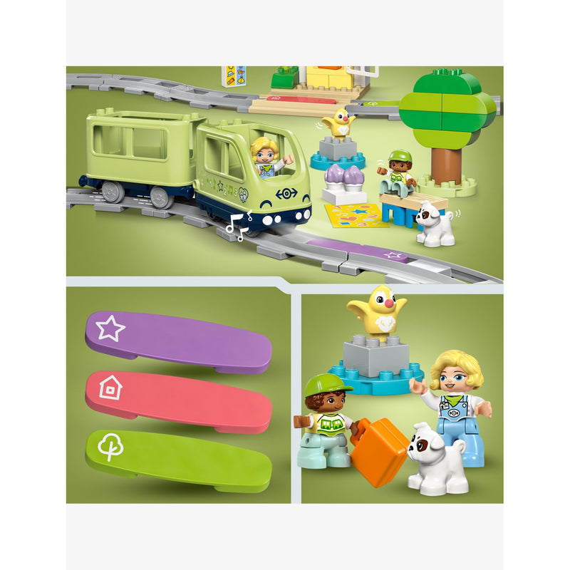 LEGO Duplo interactive adventure train set 57 pieces - British product