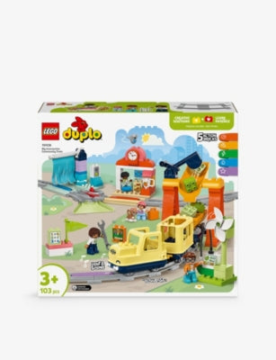 selfridges LEGO Duplo Big Interactive Community Train Set 103-Piece Building Toy- Buy online at McGrocer