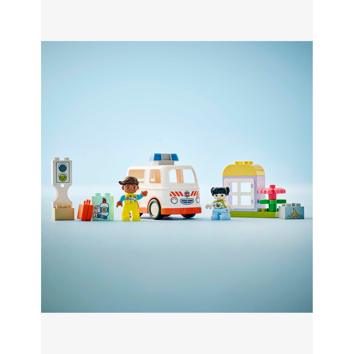 LEGO Duplo ambulance and driver set 19 pieces, imported from the UK