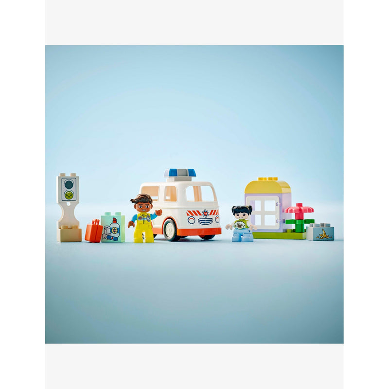 LEGO Duplo ambulance and driver set 19 pieces, imported from the UK
