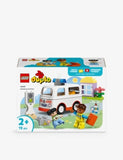 LEGO Duplo ambulance and driver set 19 pieces, imported from the UK