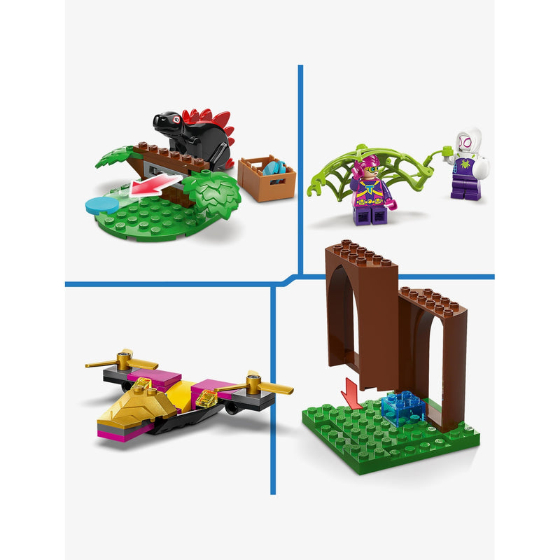 LEGO Marvel Spidey and Gobby's Raptor Battle set, 143 pieces, UK version