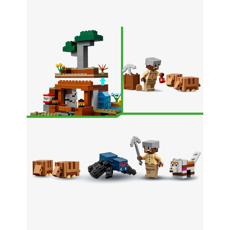 LEGO Minecraft Armadillo Mine Expedition set 21269, UK version