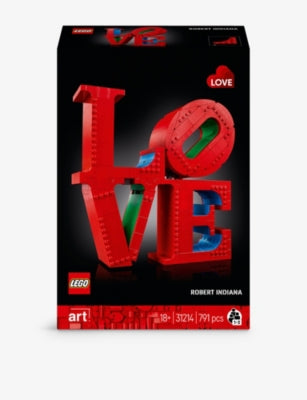 LEGO Art LOVE playset 791 pieces for adults, UK version
