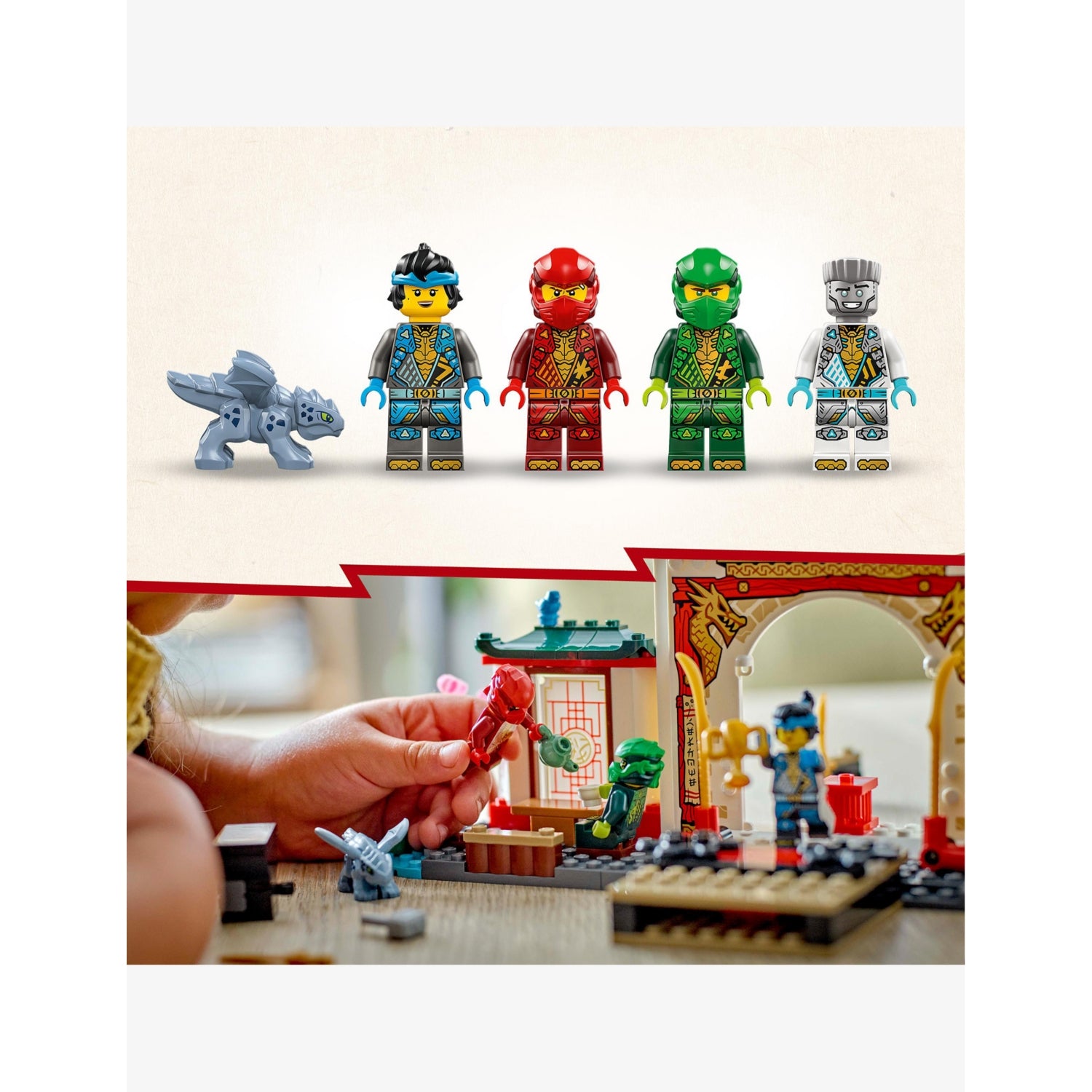 LEGO NINJAGO 71831 Spinjitzu Temple playset 158 pieces - British product