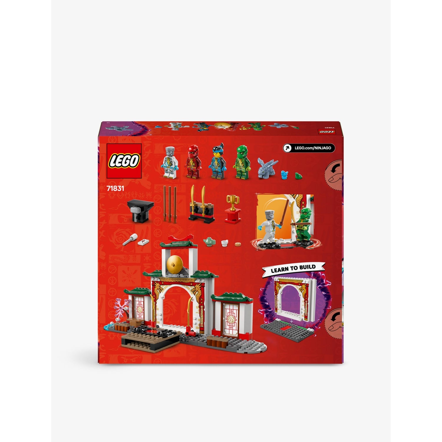 LEGO NINJAGO 71831 Spinjitzu Temple playset 158 pieces - British product