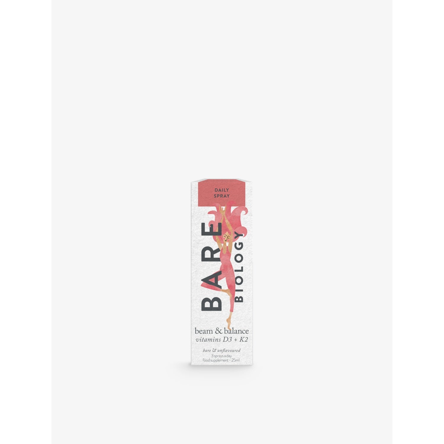 Bare Biology vitamin D3 K2 unflavoured spray 25ml, UK version