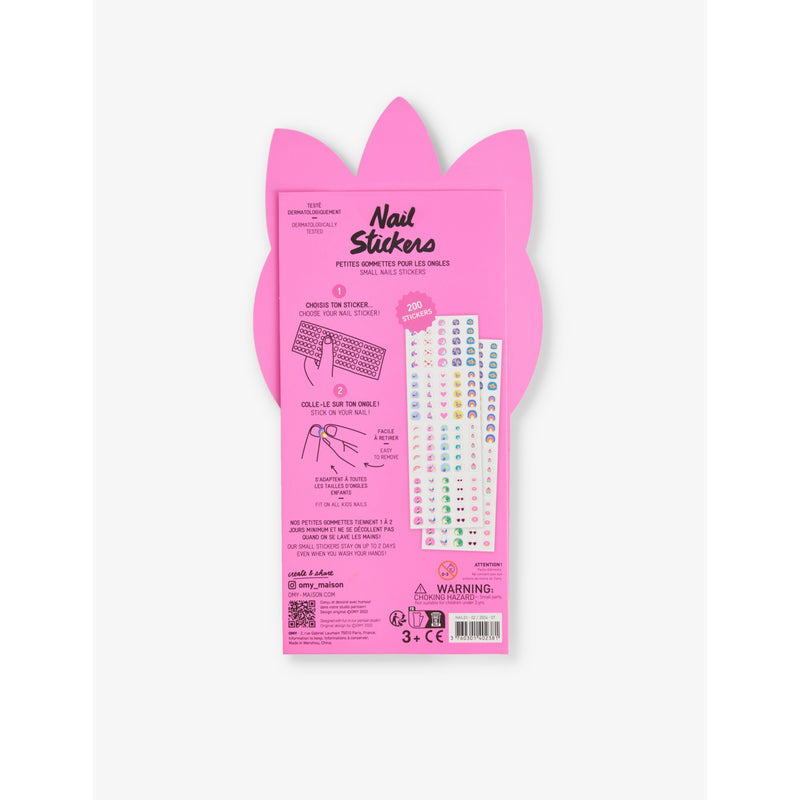Lily kids nail sticker set 200 stickers, UK version