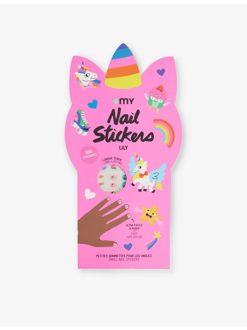 Lily kids nail sticker set 200 stickers, UK version