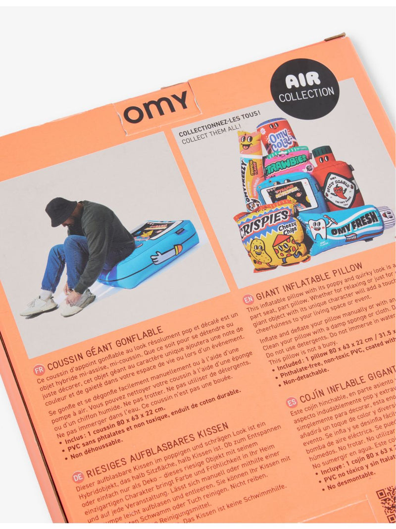 Omy giant video game inflatable pillow 80cm, UK version