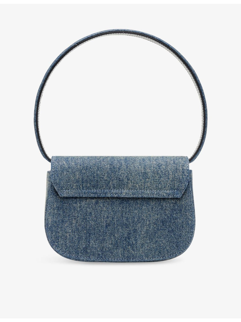 Diesel denim shoulder bag with magnetic fastening (British brand)