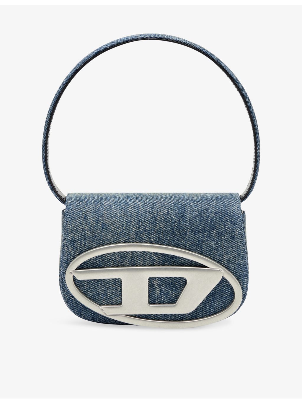 Diesel denim shoulder bag with magnetic fastening (British brand)