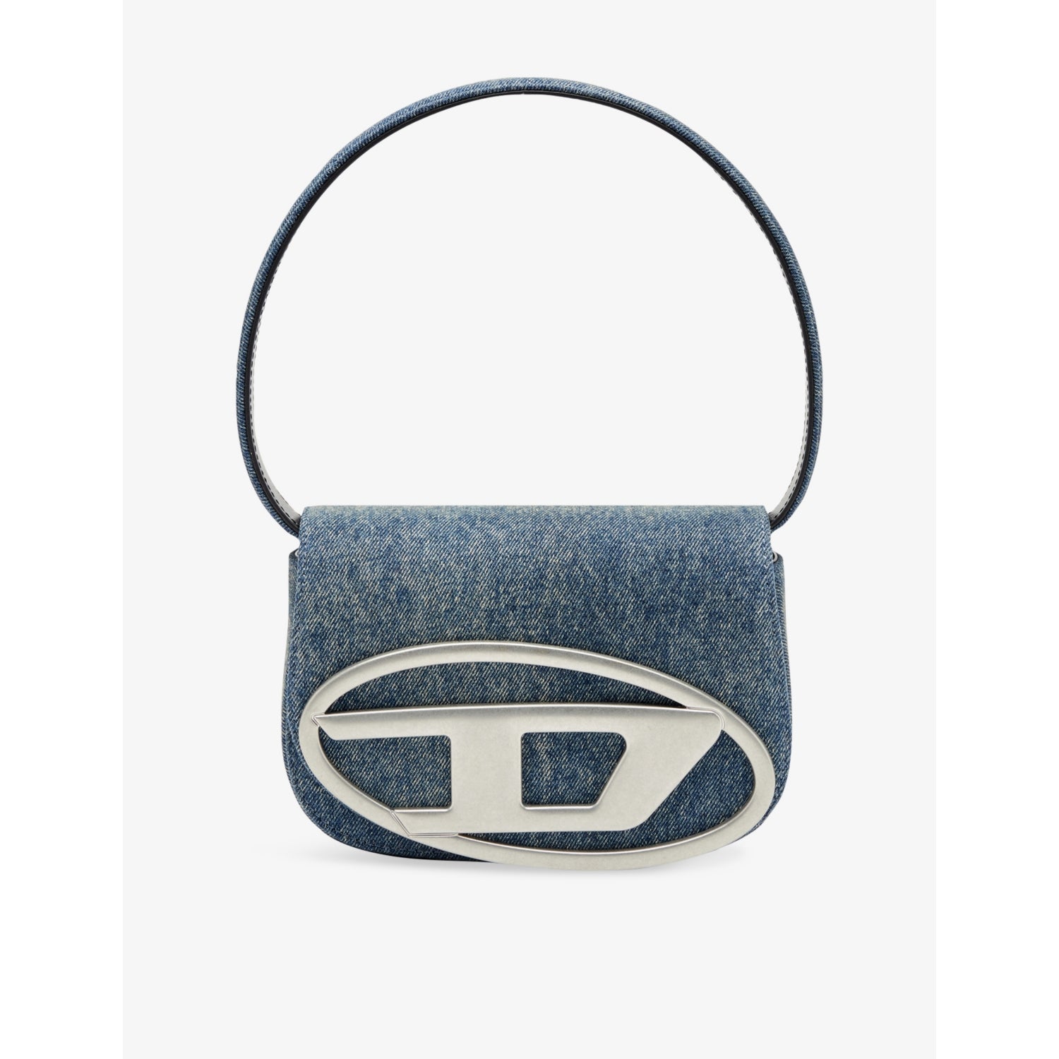 Diesel denim shoulder bag with magnetic fastening (British brand)