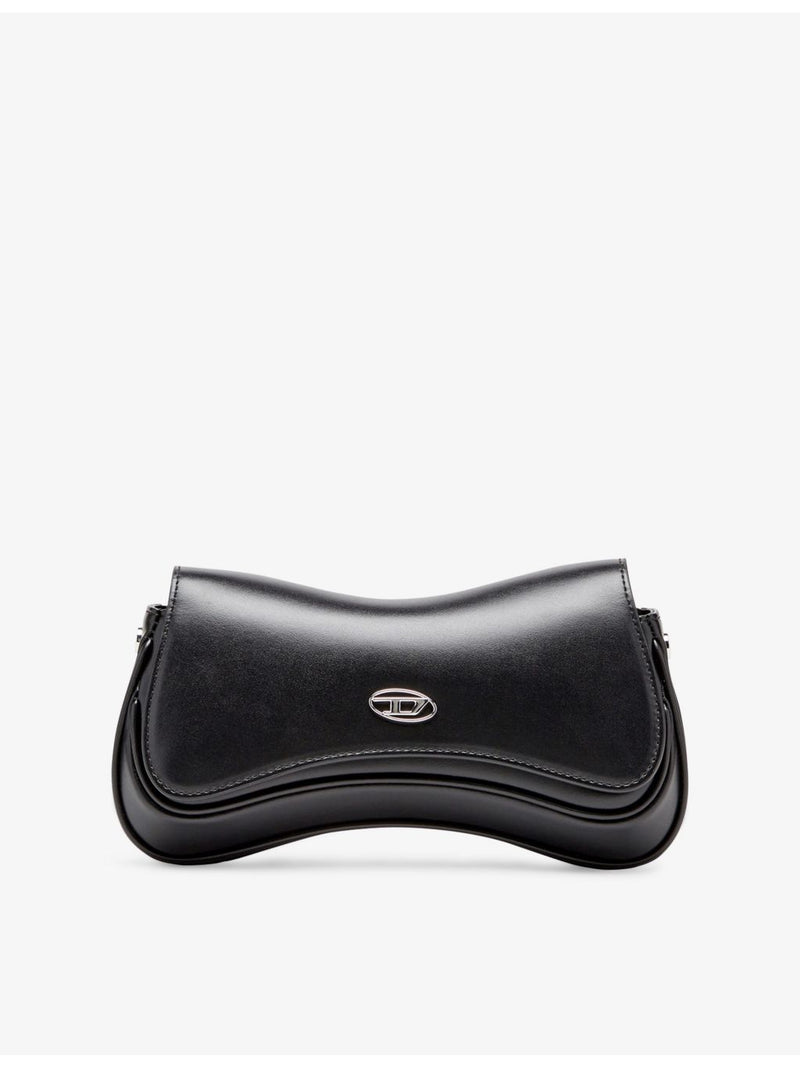 Diesel Play leather clutch bag with adjustable strap - British product