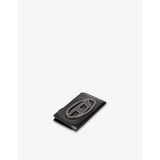 Diesel 1DR Logo-Plaque leather card holder, imported from the UK