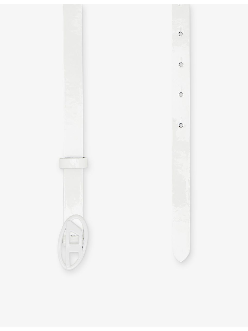 Diesel leather belt B-Play 15 mirrored 1.4cm - British product