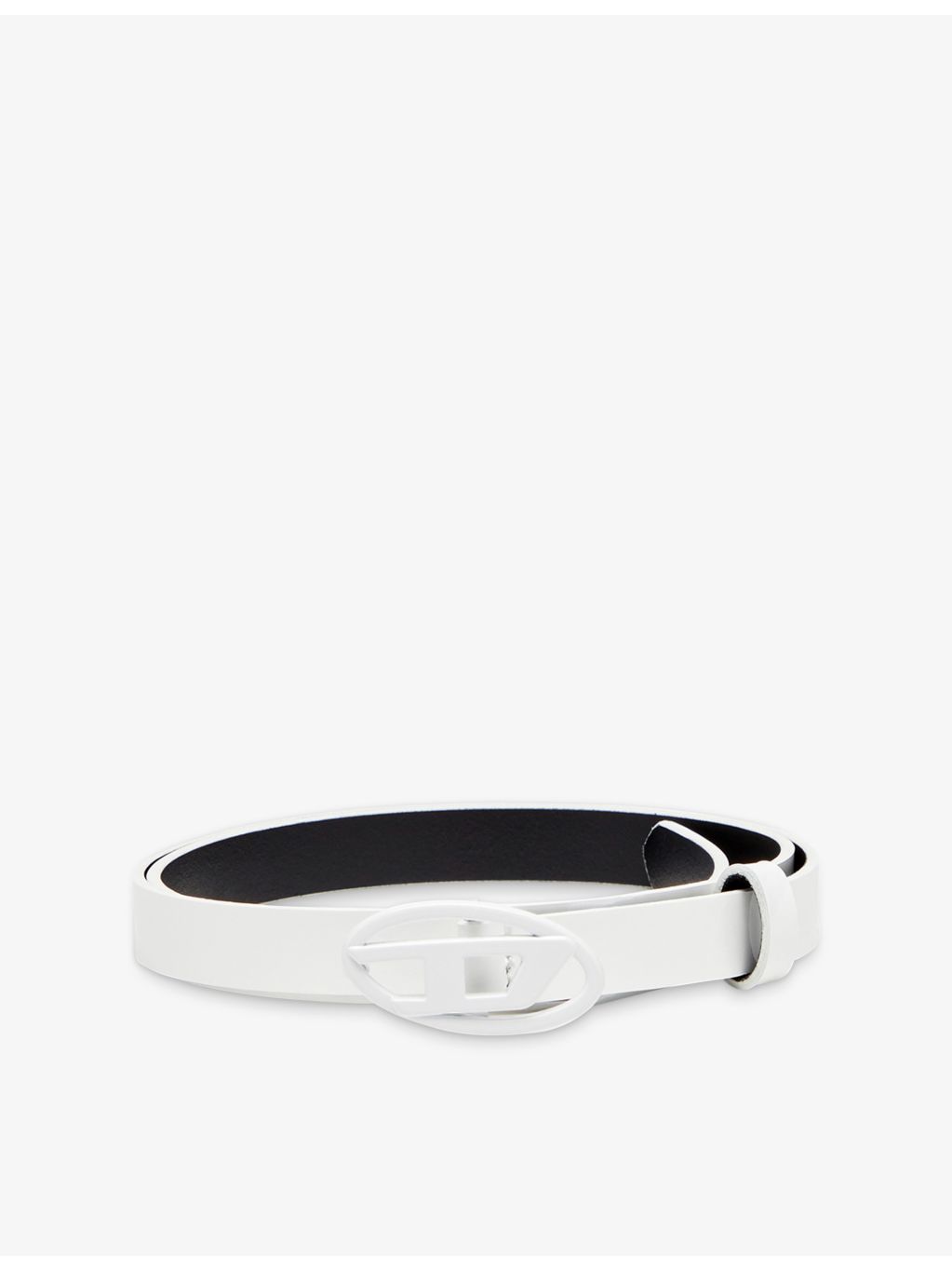 Diesel leather belt B-Play 15 mirrored 1.4cm - British product