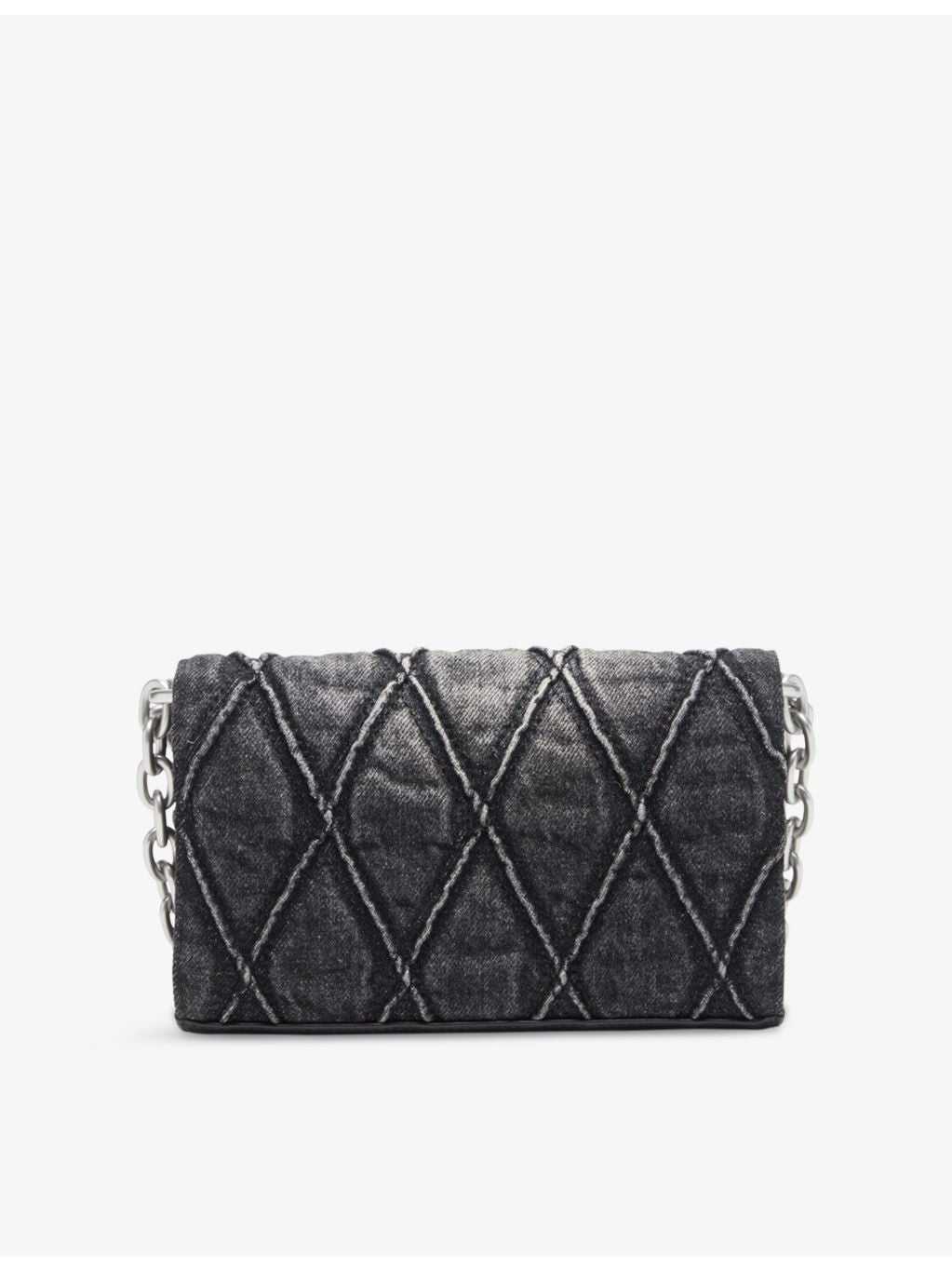 Diesel Charm D quilted denim strap wallet (British brand)