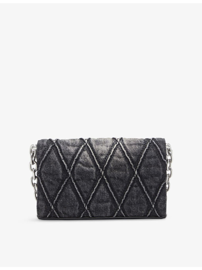 Diesel Charm D quilted denim strap wallet (British brand)