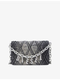 Diesel Charm D quilted denim strap wallet (British brand)