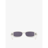 Gucci GG1661S rectangle acetate sunglasses 5.4cm lens - British product