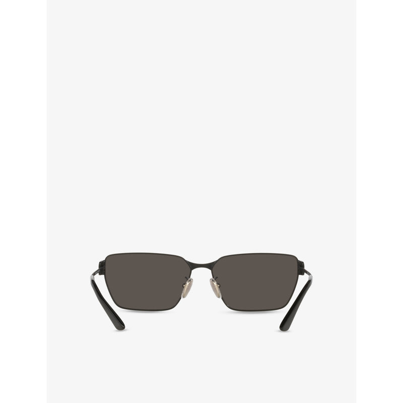 Balenciaga rectangle metal sunglasses BB0374SK (British brand)
