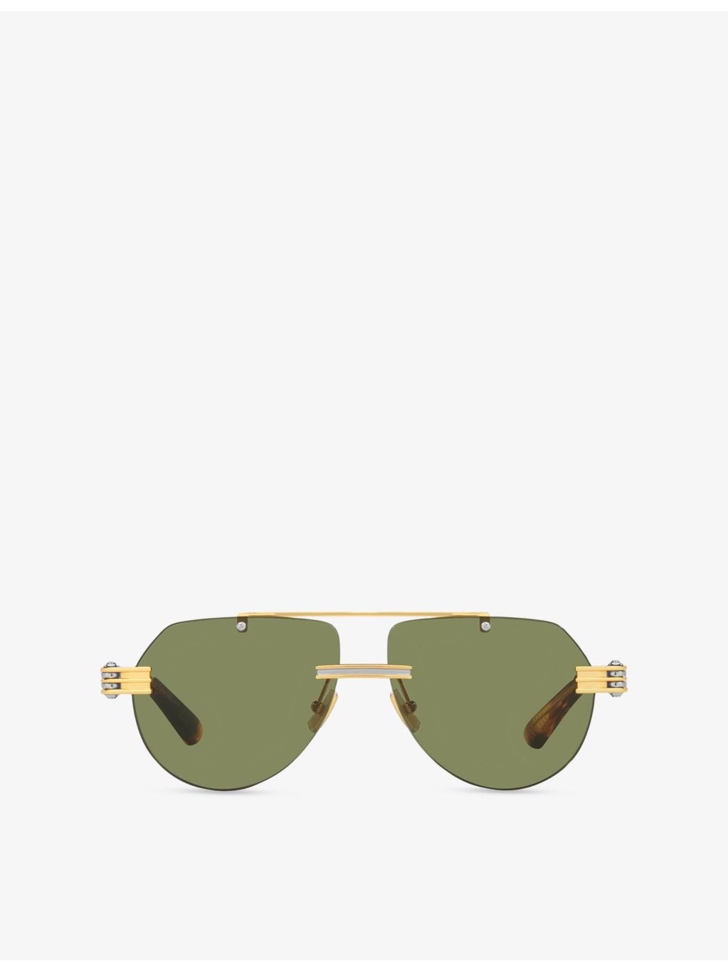 Bottega Veneta pilot-frame metal sunglasses BV1342S - British product